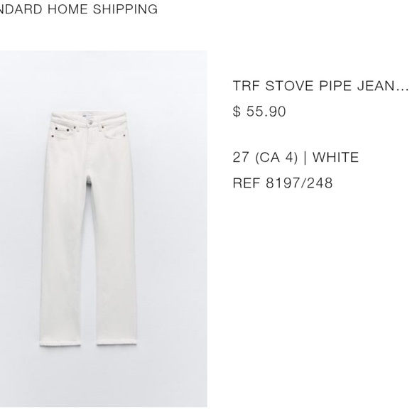 Zara White Denim Jeans - Picture 4 of 4